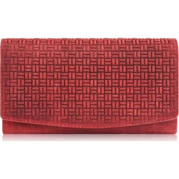 Peněženka Dámská kožená peněženka vintage velká červená Paolo Peruzzi T-109-H