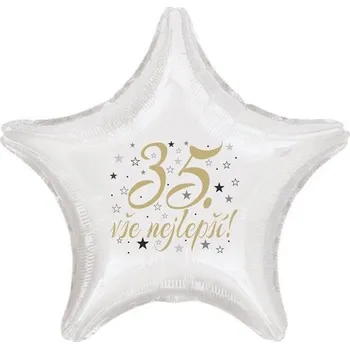 Balónek 35. narozeniny balónek hvězda Balonky.cz b85118