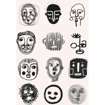 Plakát Plakát, Obraz - Faces of Emotion, Treechild