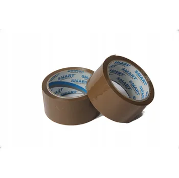 BALICÍ PÁSKA SMART 48 mm / 66 m, KAUČUKOVÉ LEPIDLO, SOLVENTNÍ, HNĚDÁ