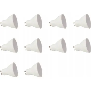 Žárovka LED Žárovka Reflektor Halogen GU10 8W=60W Teplá Bílá Sada 10 Ks