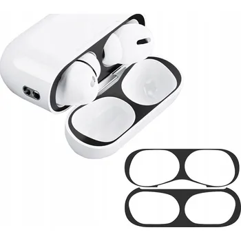 Příslušenství pro sluchátka OCHRANNÉ NÁLEPKY / FÓLIE DO APPLE AIRPODS PRO 2 - samolepicí, černé