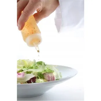 Dávkovač mýdla DÁVKOVAČ NÁDOBA DÁVKOVAČ NA STUDENÉ OMÁČKY PRŮHLEDNÁ LÁHEV 0,35L