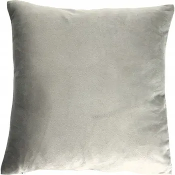Povlak na polštářek Jednobarevný dekorativní povlak na polštář, šedý velurový povlak 40x40 cm