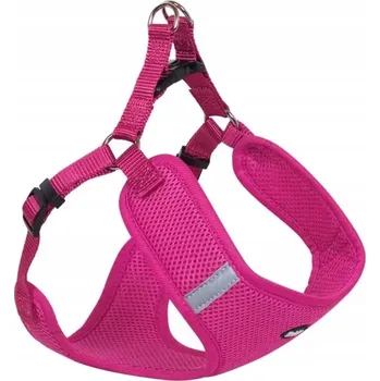 Postroj pro psa Nobby Postroj pro psa Mesh Reflect Vel M Růžový 48-56 cm
