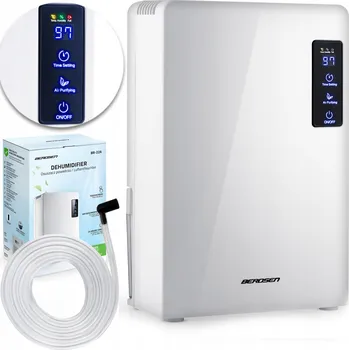 Odvlhčovač vzduchu Odvlhčovač vzduchu a pohlcovač vlhkosti UV lampa s filtrem 2200 Ml LED BERDSEN