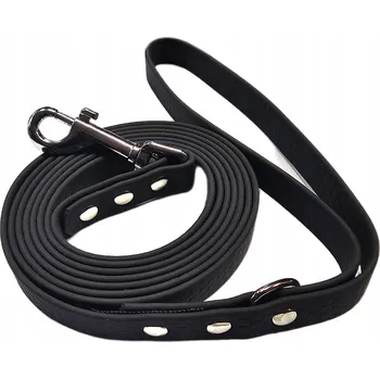 Vodítko pro psa Vodítko tréninkové vodítko biothane hexa černé 5 m