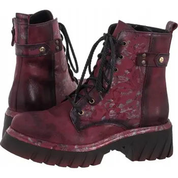 Dámské kozačky Maciejka dámské kotníkové boty s plochým podpatkem velikost 39