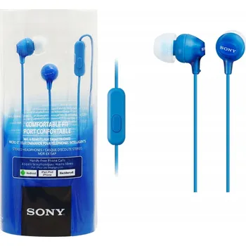 Sluchátka In-ear sluchátka SONY MDR-EX15AP Modrá
