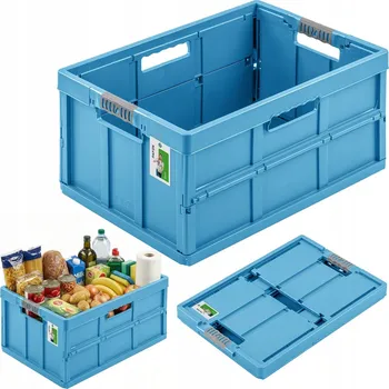 Nákupní košík plast modrý