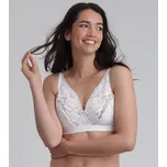 PLAYTEX WIREFREE BRA - Dámská nevyztužená krajková podprsenka - bílá Velikost: 100 E