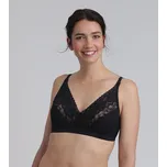 PLAYTEX WIREFREE BRA - Dámská nevyztužená krajková podprsenka - černá Velikost: 100 E