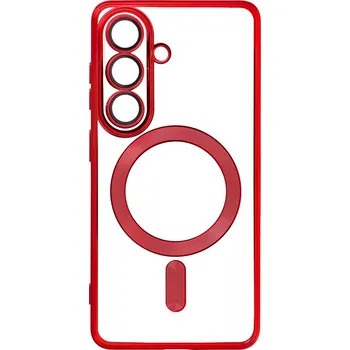 Náhradní kryt pro mobilní telefon Kryt Cover Electro Mag Cover s MagSafe Samsung Galaxy S26 Red