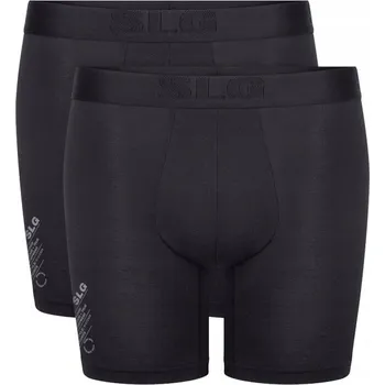 Pánské spodní prádlo 2pack pánských boxerek SLOGGI Base Soft Shorts Modal černé L