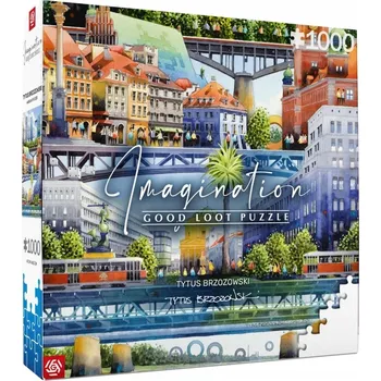Puzzle PUZZLE TYTUS BRZOZOWSKI - VARŠAVSKÉ MOSTY - 1000 DÍLKŮ