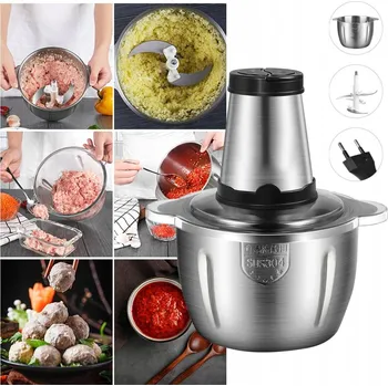 Kuchyňský mlýnek MLÝNEK NA MASO A ZELENINY 2L OCELOVÁ MÍSA