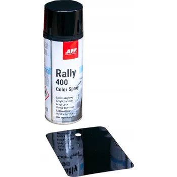 Barva ve spreji Akrylový lak ve spreji Rally 600ml APP ČERNÝ LESK