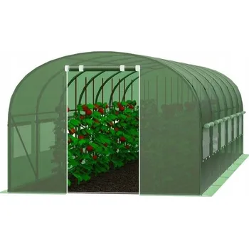 Skleník Zahradní fóliovník 4 x 6 x 2,25 m zelený