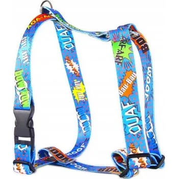 Postroj pro psa Matteo Postroj Guard 30 mm graffiti modrý