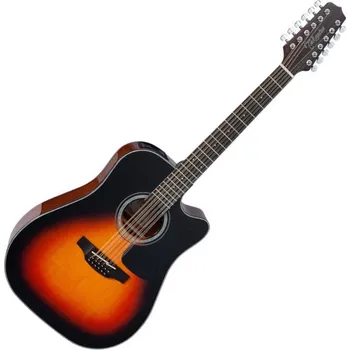 Elektroakustická kytara Takamine GD30CE-12 Brown Sunburst 12-strunná elektroakustická kytara (Jako nové)