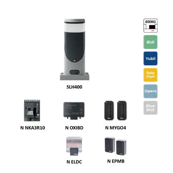 Pohon brány SLIGHT sada pohonu pro posuvnou bránu do 400 kg s LED osvětlením