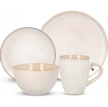 Talíř Jídelní a kávový servis Cadro Jídelní servis dla 4 osób 16 el. 16 ks