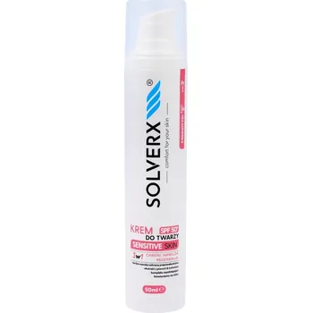 Pleťový krém SOLVERX Sensitive Skin krém na obličej SPF50+ pro citlivou pleť se sklonem k zarudnutí 50 ml