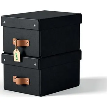 Úložný box LEITZ úložný box Leitz, karton, velikost S, 2 ks černý 61470095