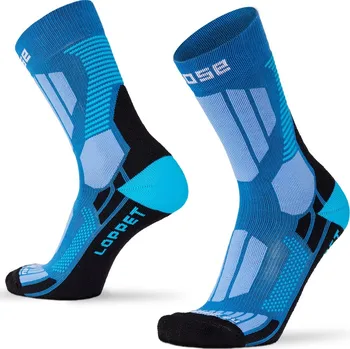 Moose Zimní běžkařské ponožky LOPPET Merino Barva: Modrá, Velikost: XXXL