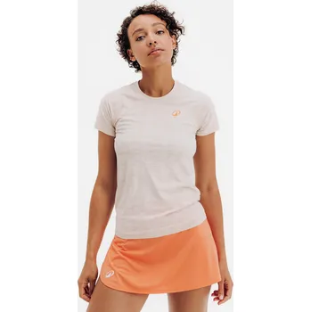 Dámské tričko KUIKMA Dámské tričko na padel lehké bezešvé S BÉŽOVÁ