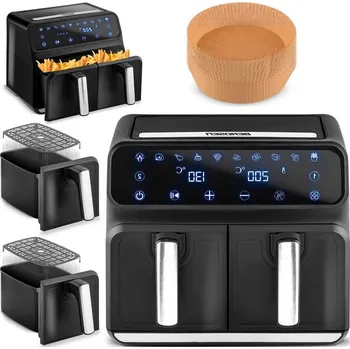 fritéza Horkovzdušná fritéza se dvěma koši BD-653 Berdsen 1700W Air Fryer 8 l