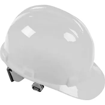 Pracovní přilba OCHRANNÁ PŘILBA PRACOVNÍ HELMA OCHRANA HLAVY BOZP BÍLÁ STAVEBNÍ ERIK