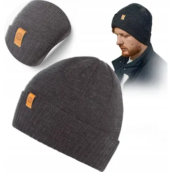 Čepice Zimní čepice Brødrene šedá, univerzální velikost