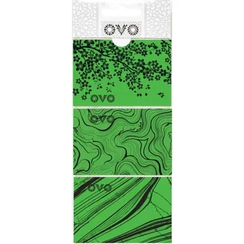 Velikonoční dekorace OVO smršťovací košilky(9ks/bli) Zelená v