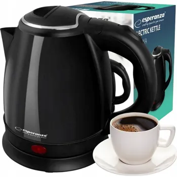 Rychlovarná konvice ESPERANZA ELEKTRICKÁ KONVICE PARANA 1.0 L ELEGANTNÍ NEREZOVÁ OCEL DO KUCHYNĚ