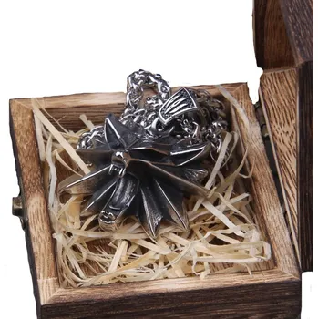 Náhrdelník Náhrdelník Viking Zaklínač Ocel 316L Černé oči