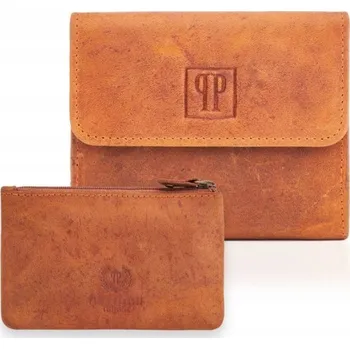 Peněženka Paolo Peruzzi peněženka z pravé kůže oranžová - unisex