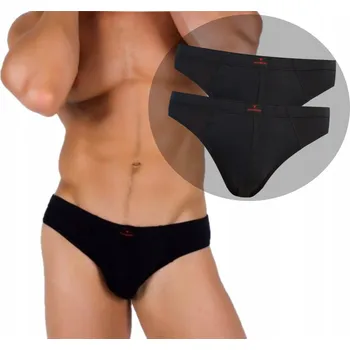 Slipy 2x Pánské slipy ATLANTIC super slipy z příjemné látky soja ECP-008 M