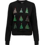 ONLY | Vánoční mikina Yda - černá