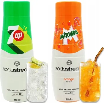 Sirup Sirup koncentrát SodaStream 7UP a Mirinda 2x440 ml