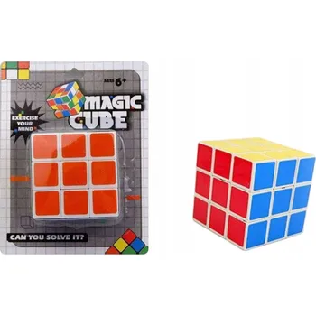 Hlavolam MAGICKÁ KOSTKA 3X3X3 BAREVNÁ SKLÁDAČKA PRO DĚTI I DOSPĚLÉ