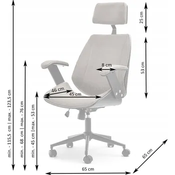 Otočná kancelářská židle Mebel-Partner béžová