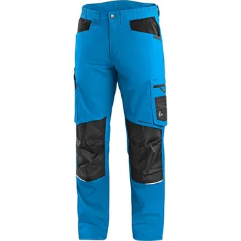 montérky CXS SOLIS ELASTICKÉ pracovní kalhoty do pasu PEVNÉ POHODLNÉ modré 64