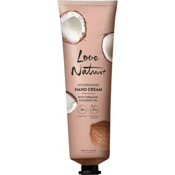 Péče o ruce Oriflame Vyživující krém na ruce Love Nature s kokosovým olejem 150 ml