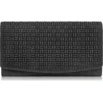 Peněženka Paolo Peruzzi dámská peněženka z pravé kůže černá