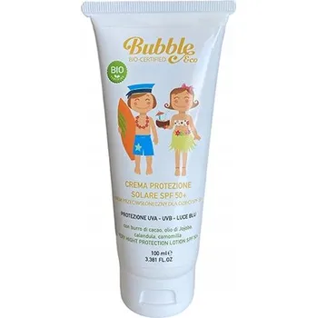 Přípravek na opalování BUBBLE&CO Organický opalovací krém pro děti SPF50+ 100 ml 0m+