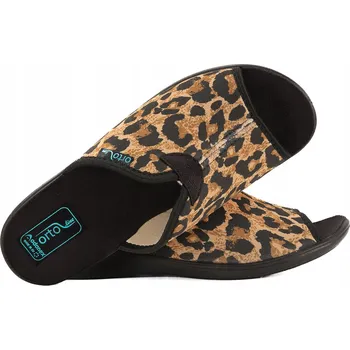 Dámské pantofle ADANEX 29643 TEXTILNÍ DOMÁCÍ SANDÁLE PANTOFLE PAPUČE NA VBOČENÝ PALEC ORTOline 40