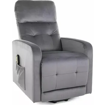 Křeslo Elektrické polohovací křeslo OTUS II Velvet šedé