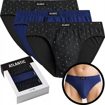 Slipy 3-BALENÍ Pánské slipy Sport slipy Atlantic XL