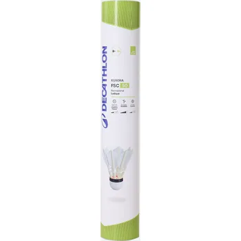 Badmintonový košíček KUIKMA Badmintonový míček péřový FSC 50 sada 12 ks